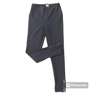 Iman Gray Leggings with Zipper Detail - Size Small Average Length